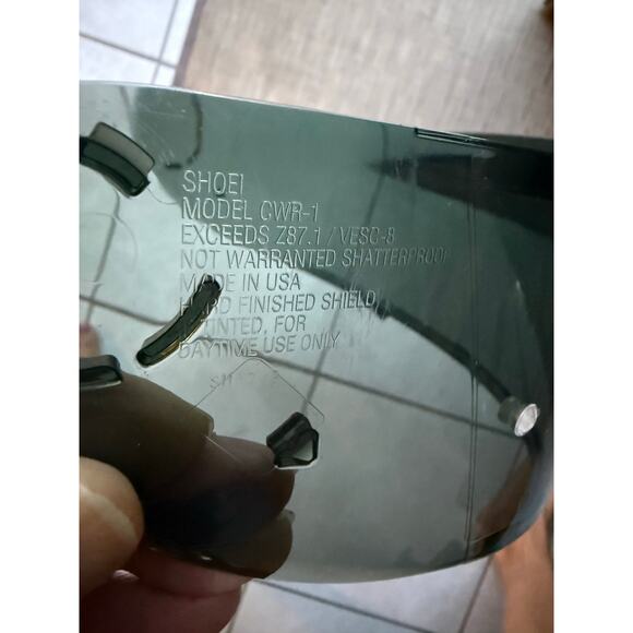 Shoei RF-1200 Motorcycle Helmet Large Full Face Minor Scratches Dirt Bike READ - Picture 3 of 16